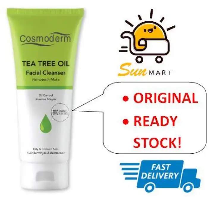 cosmoderm tea tree cleanser