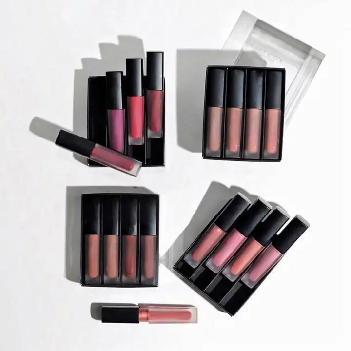 huda beauty matte lasting lipstick set