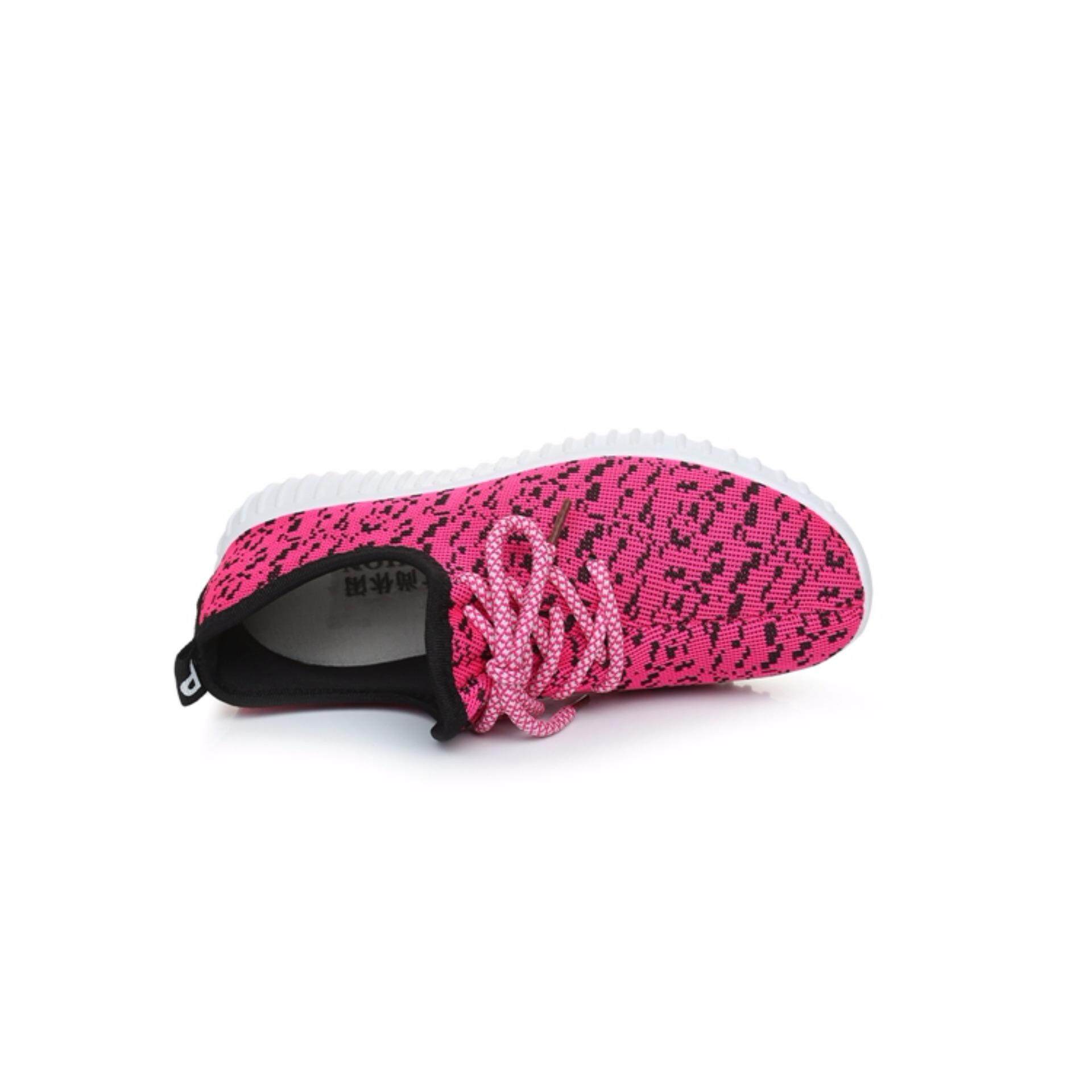 La s breathable fortable sports shoes running shoes fashion La s breathable fortable sports shoes running shoes fashion casual shoes net shoes white