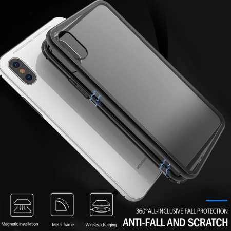 ปกคลุมโทรศัพท์มือถือกรณี iPhone XR กรณีแม่เหล็กกระจกเทมเปอร์ปลอกหุ้มกันกระแทกสำหรับ iPhone XR ปกคลุมโทรศัพท์มือถือกรณี iPhone XR กรณีแม่เหล็กกระจกเทมเปอร์ปลอกหุ้มกันกระแทกสำหรับ iPhone XR