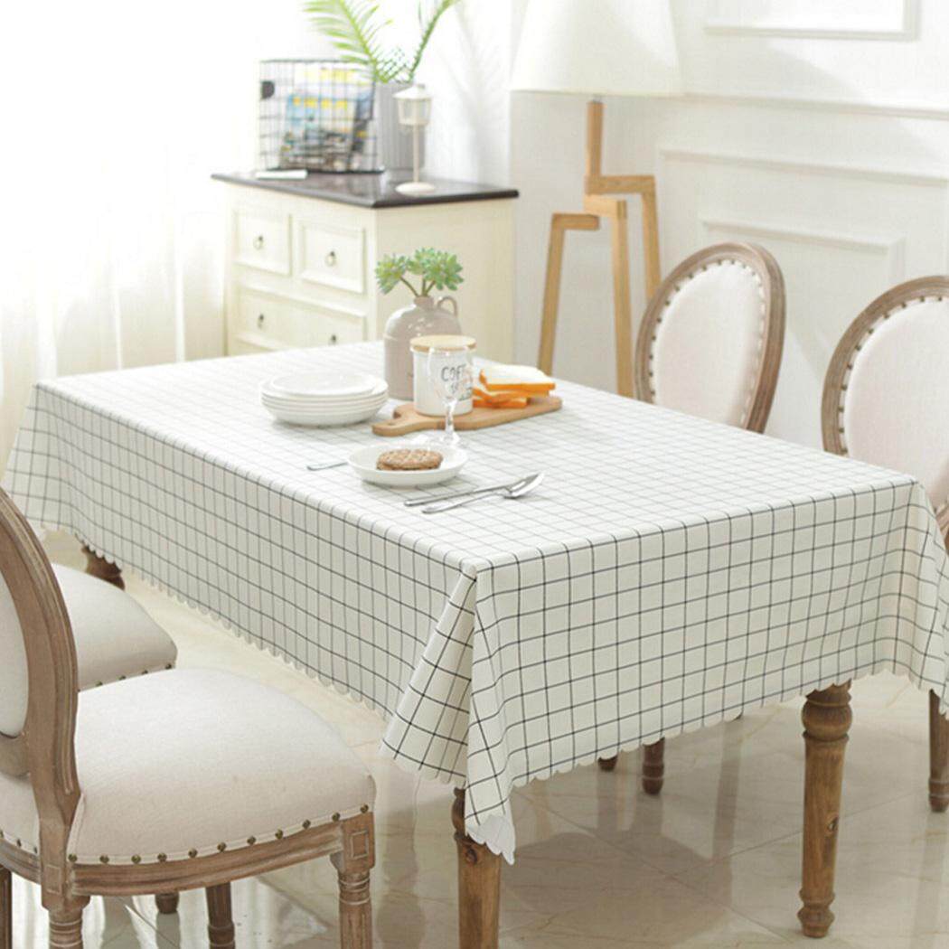 Square Tablecloth Anti-oil Waterproof Decor Table Cover Household Tablecloth 110cm*160cm - intl