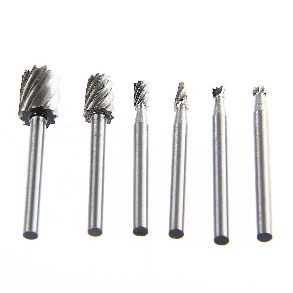 6Pcs HSS Router Bits Set   for  Dremel Grinding Carving Shaping Rotary Tools