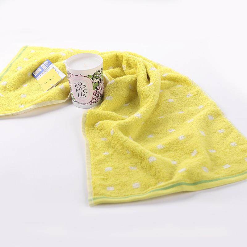 Uchino Nhập Khẩu Thái Lan 100% Cotton Chấm Tròn Khăn Mặt Người Lớn Lớn Khăn Mặt Đèn Xông Sợi Người Lớn Rửa Mặt Hút Nước Khăn Mặt