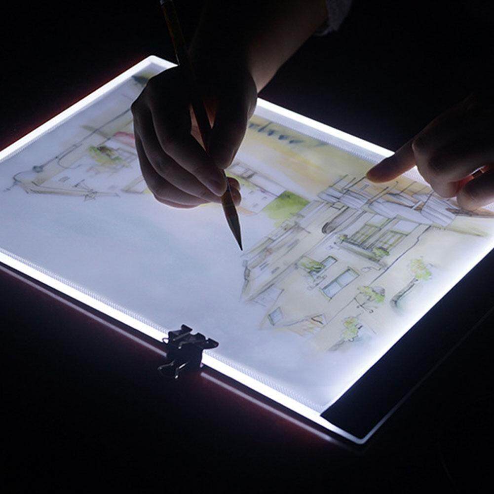 A4 LED Cartoon Light Tablet Pad USB Charging Copyboard Facsimile Board Light Table Gift Specification:A4 (dimmable) + 1.5m USB cable (without charging head)