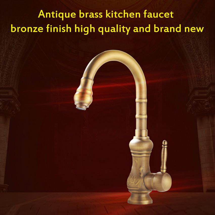 Antique Brass Kitchen Faucet Bronze Finish High Quality and Brand New