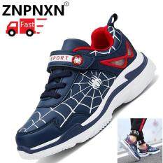 ZNPNXN Trẻ Em Thể Thao Bé Trai Giày sneaker Trẻ Em Hoạt Hình Giày Bé Trai Hoạt Hình Người Nhện Giày Plus Kích Thước 26-37 【Free Shipping】