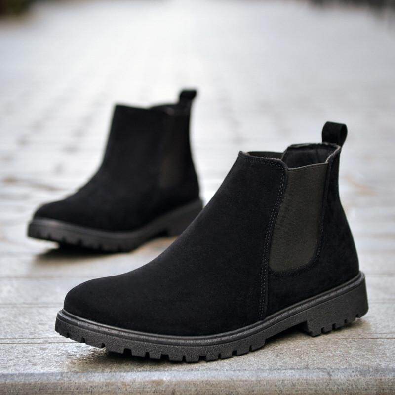 suede leather boots men