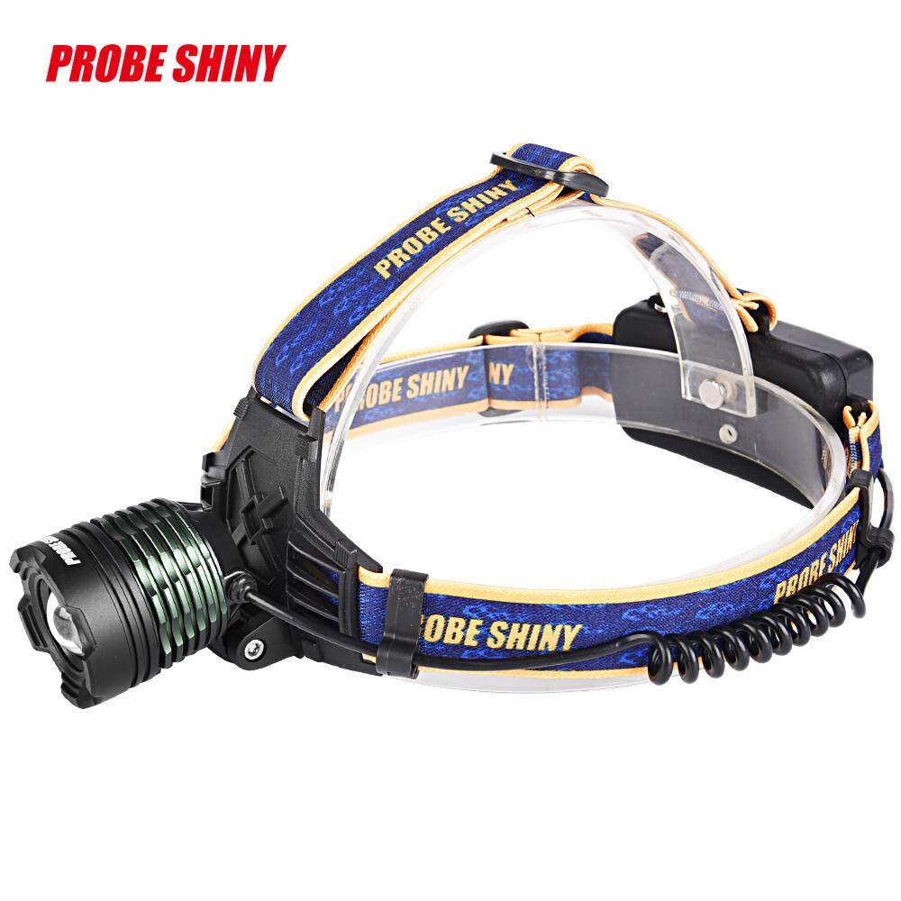 XM-L T6 LED Focus Headlight Head Lamp Zoomable + 2x18650 +Charger