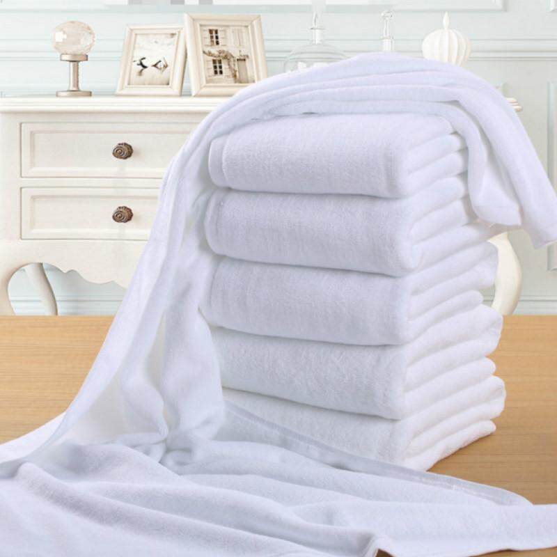 Soft Cotton 70*140cm Bath Towel Washcloths Hand Towels White Hotel Home Accessories