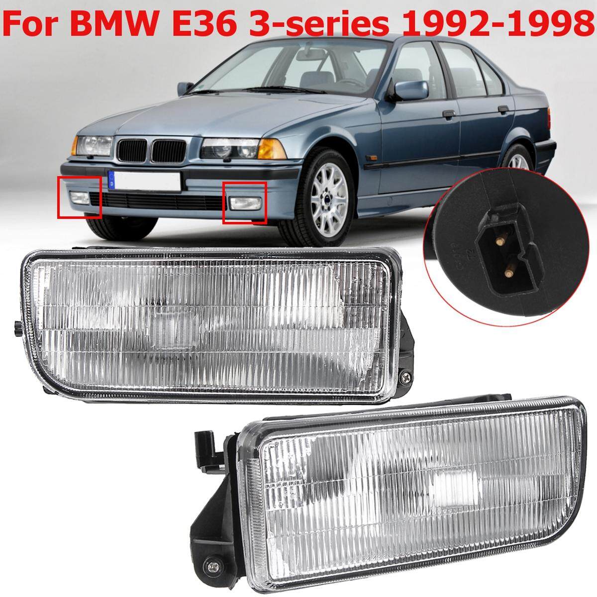 Front Bumper Clear Lens Fog Lights For BMW E36 3series 318i 323i 325i