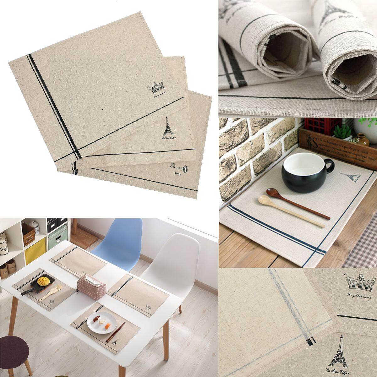 Chống Thấm Nước Nhà Bếp Bàn Ăn Placemat Cách Nhiệt Thảm Lót Coaster Đệm 40*30 cm