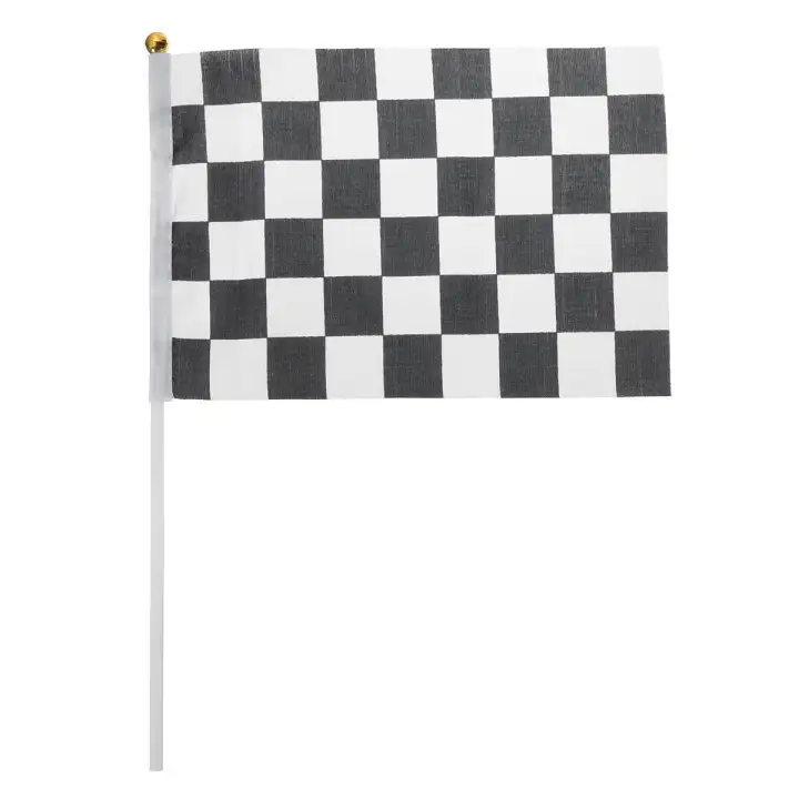 f1 black and white flag