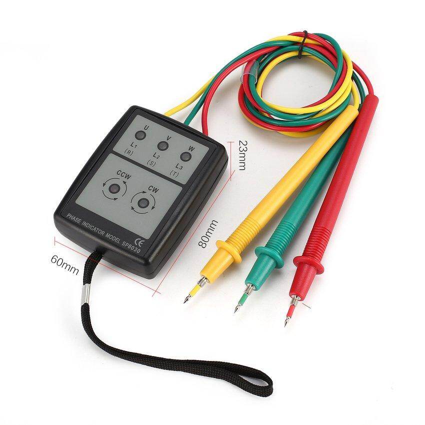 Niềm Tin SP8030 Máy Dò Chỉ Báo Trình Tự Xoay 3 Pha 200V-480V