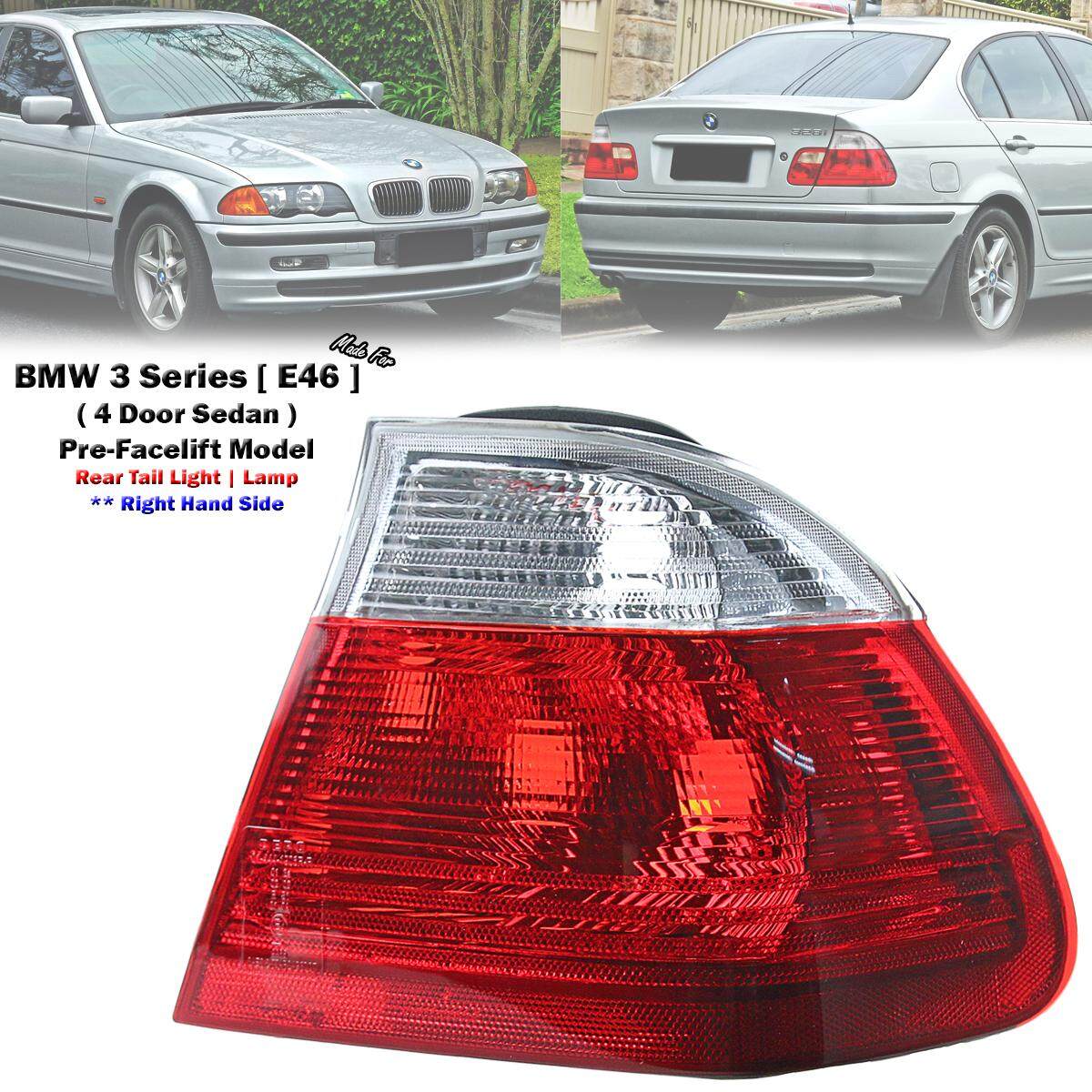 3-Series E46 Fourth generation 1998-2005 Sedan 4D LED License Lamp White for BMW 