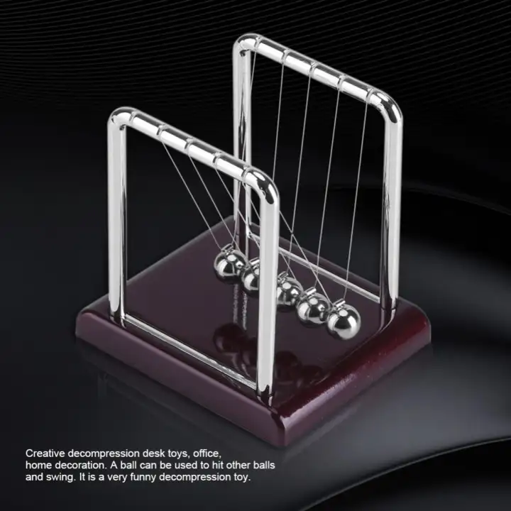 Steel Balance Swinging Magnetic Ball Cradle Physics Science