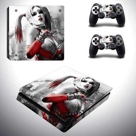 Multicolor Game Player Handle Ghost Girl Sticker For PS4 Slim7 PlayStation4