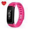 Star Mall Waterproof USB Charging Smart Bracelet Heart Rate Blood Pressure Monitor Sleep Activity Health Tracker Cycling Sports Wristband Gift Ornament