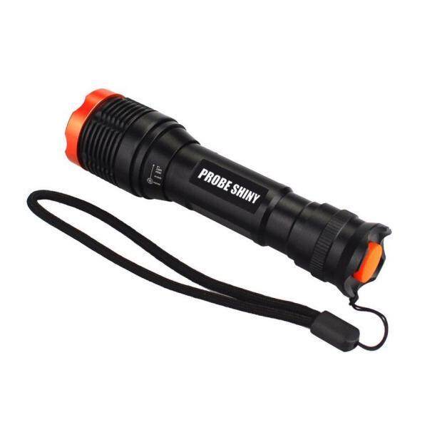 Tactical Flashlight 5000LM XM-L T6 LED Zoomable Torch Lamp +Charger