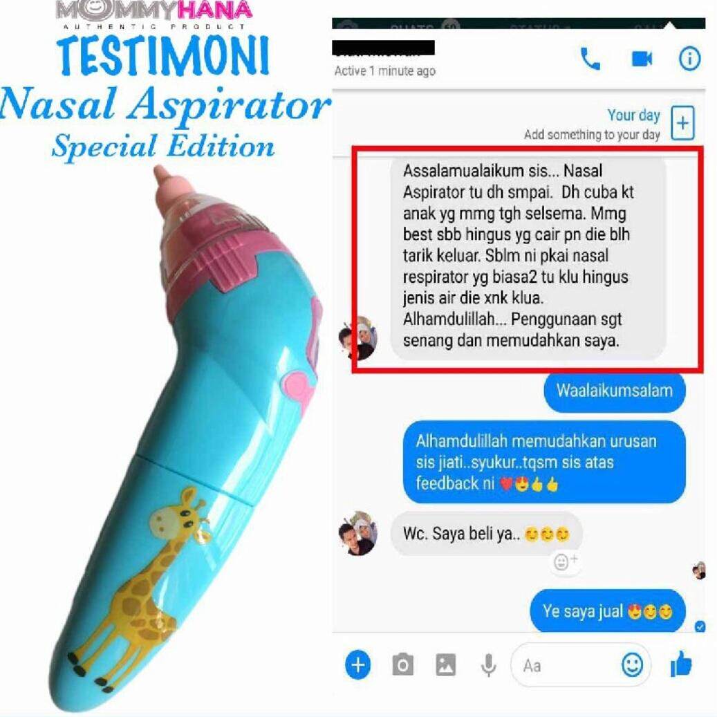 Mommyhana sales nasal aspirator