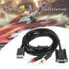 HXM 1.8 เมตร EGA DC สาย VGA Dreamcast DC เกมคอนโซลเชื่อมต่อจอแสดงผลสำหรับสายต่อเซก้าดรีมเคส CRT และ LCD