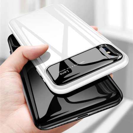 กระจกกันกระแทกสำหรับ Apple iPhone XS MAX ฝาหลังกระจกเทมเปอร์ Full HD CLEAR เคสใส่โทรศัพท์