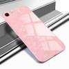 เคลือบมันหรูหราเปลือกสำหรับ OPPO A9/F7 เคสทีพียูกันกระแทกปกหลังกระจกนิรภัยโทรศัพท์กรณี