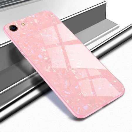 เคลือบมันหรูหราเปลือกสำหรับ OPPO A9/F7 เคสทีพียูกันกระแทกปกหลังกระจกนิรภัยโทรศัพท์กรณี