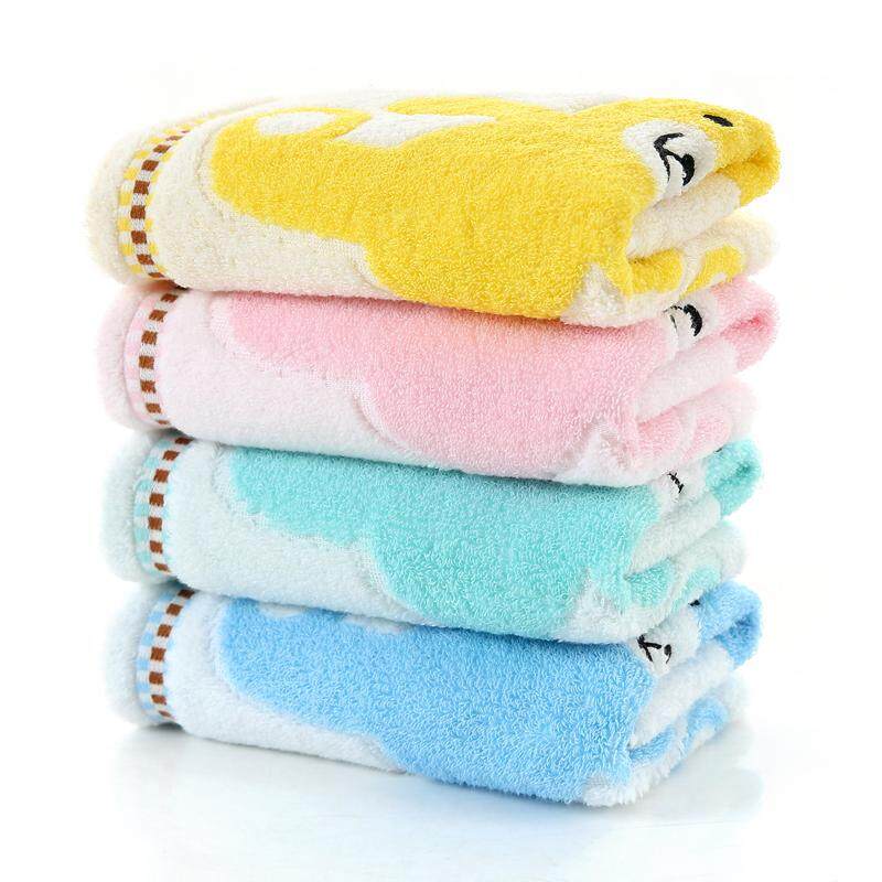 Cặp Khăn Mặt 100% Cotton Dày Hút Nước Mềm Mại