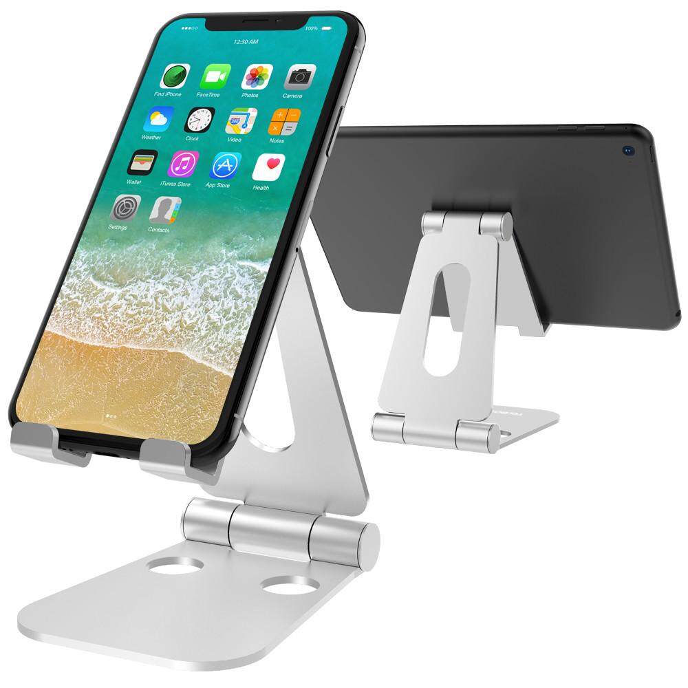 Adjustable Foldable Cell Phone Stand For Ipad Metal Aluminum