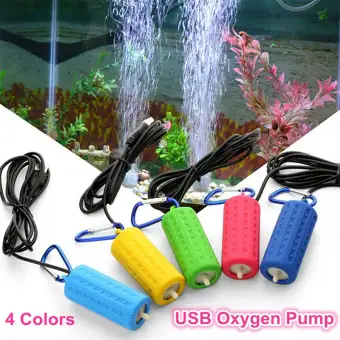 Qimiao Usb Mini Portabel Aquarium Tangki Oksigen Ikan Pompa Udara