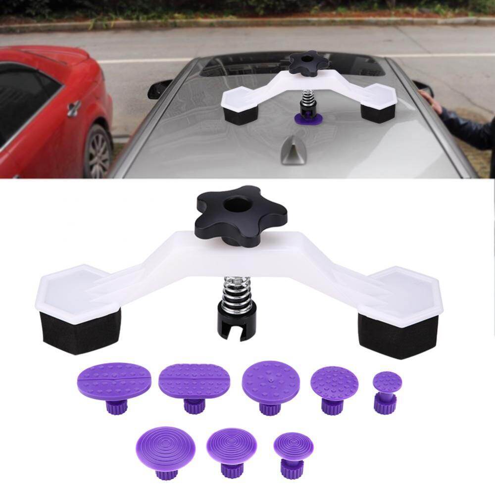 Aanbieding: Chkj 12Pcslot Car Paintless Dent Repair Pdr Puller Tools Plastic Glue Tabs Removal Set Suction Caps Kopen