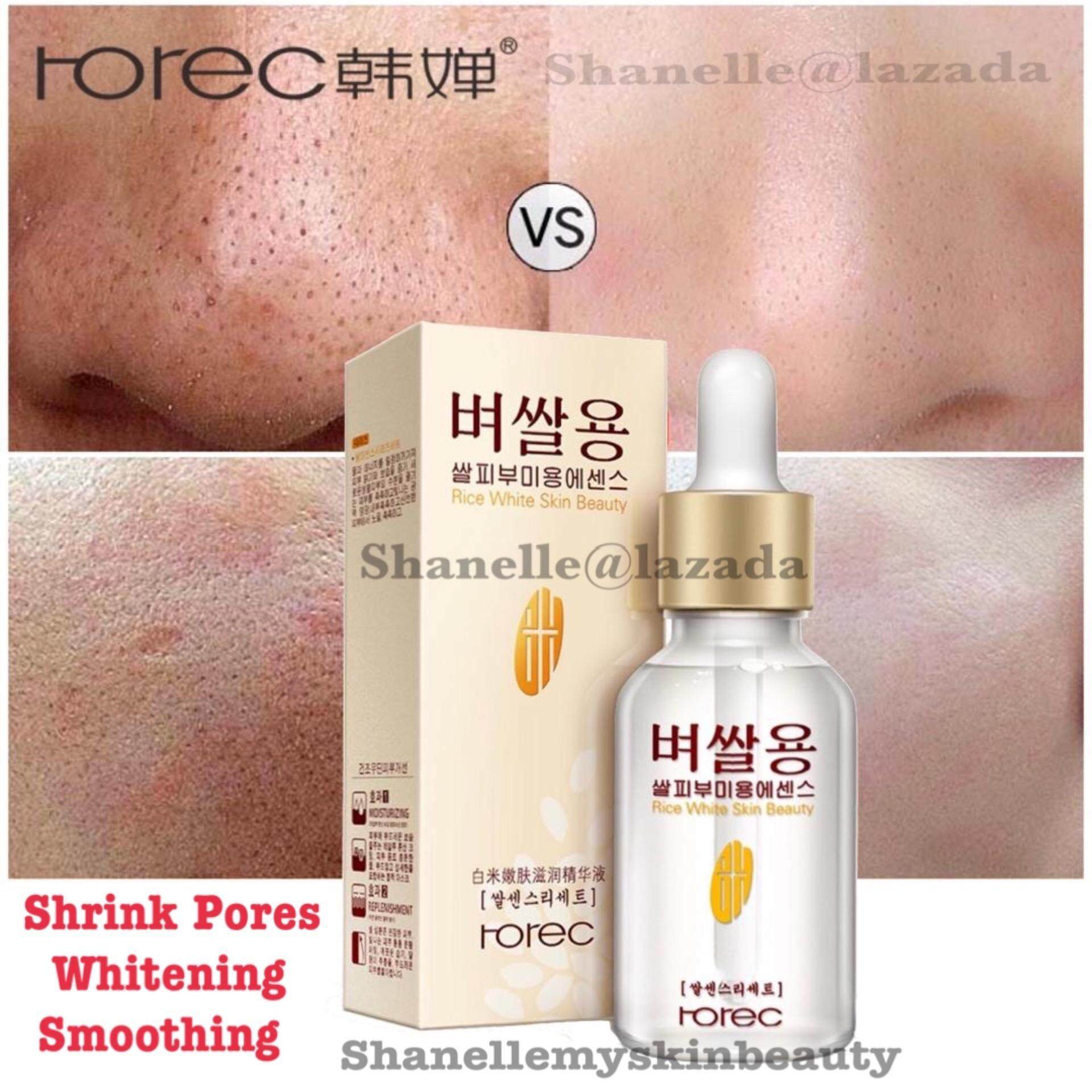 100 Original White Rice Serum Rorec Essence Face Whitening Rorec White Rice Moisturizing Brightening Whitening Serum 15ml Korea Cosmetic Lazada