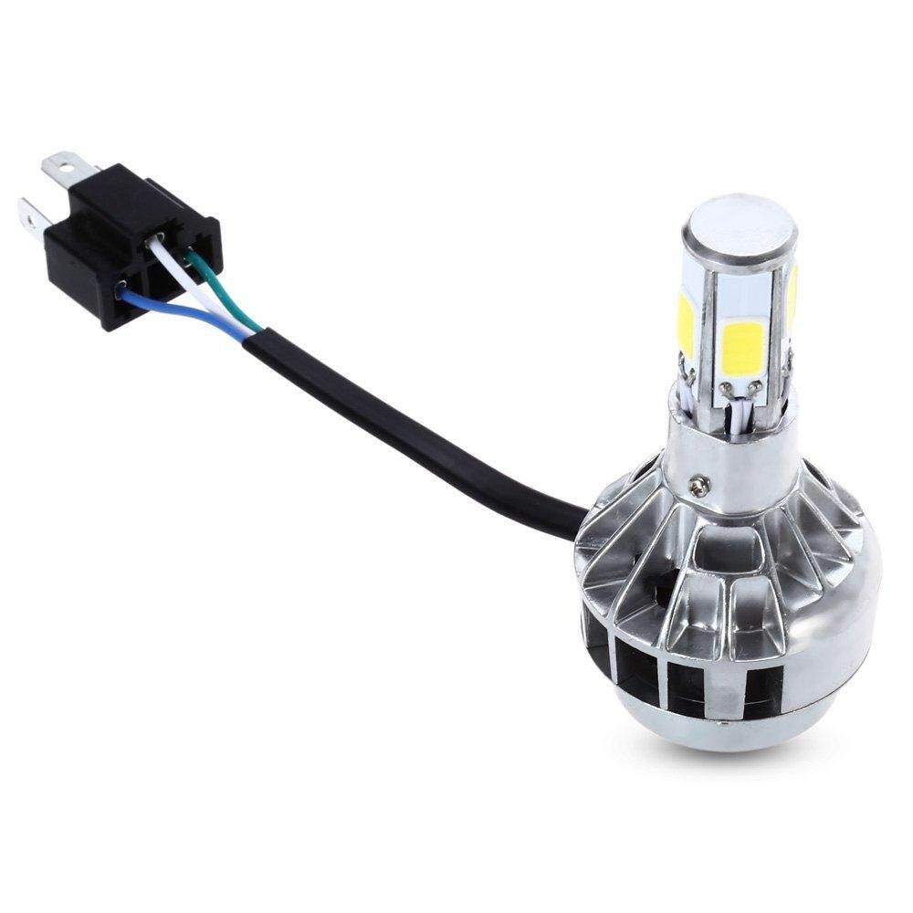 M5 3600LM Ultra Bright Motorcycle LED Headlight Conversion Kit 18W/35W DC 12V High Low Beam 6000K White for Most Motors