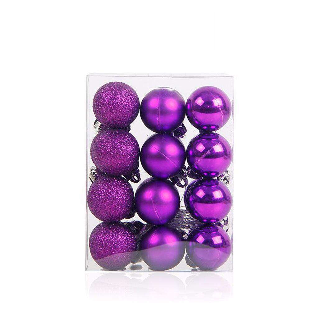 24pcs Christmas Xmas Tree Party Ball Hanging Ball For Christmas