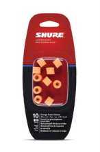 Shure Orange Foam Sleeves Shure Orange Foam Sleeves image