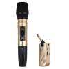UHF Dual Frequency Wireless Handheld Microphone Mic System (1 Receiver + 1 Microphones) for Business Meeting Speech Home Entertainment