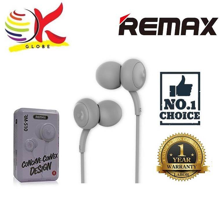ORIGINAL] GENUINE REMAX RM-510 WIRED MUSIC STEREO EARPHONE