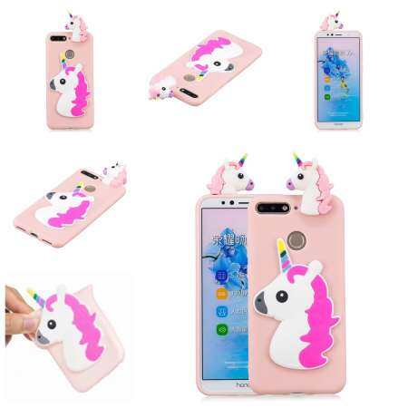 Lucky-G For HUAWEI Honor 7A High Edition 3D Cute Cartoon Animal TPU Anti-scratch Non-slip Protective Cover Back Case Style:HUAWEI Honor 7A High Edition