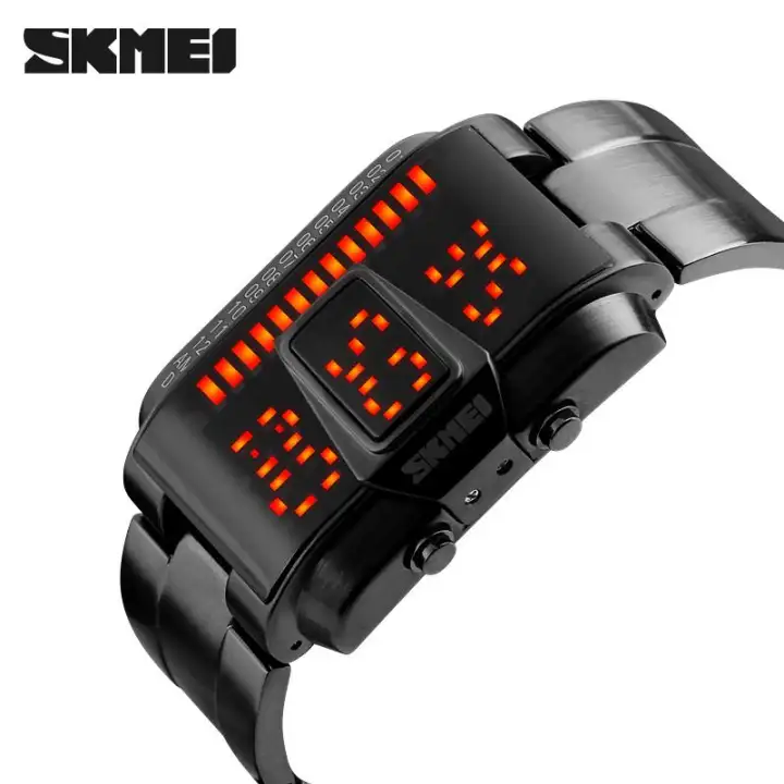 SKMEI Men Fashion Watch Creative LED 