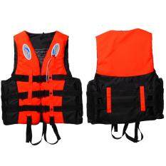 Áo Phao Polyester Cho Người Lớn, Áo Phao Trượt Tuyết Chèo Thuyền Phổ Thông + Còi