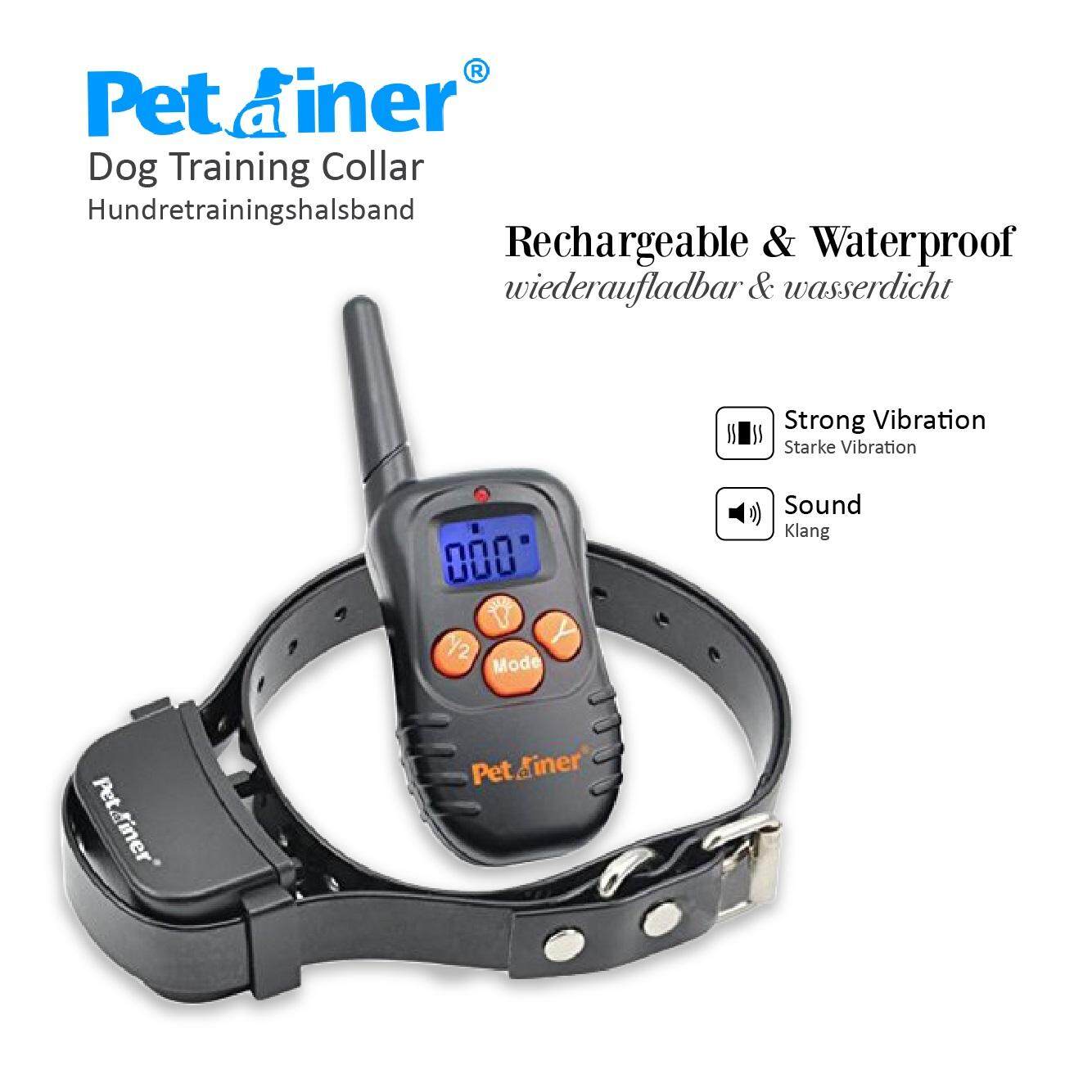 Petainer rechargeable and outlet waterproof training collar