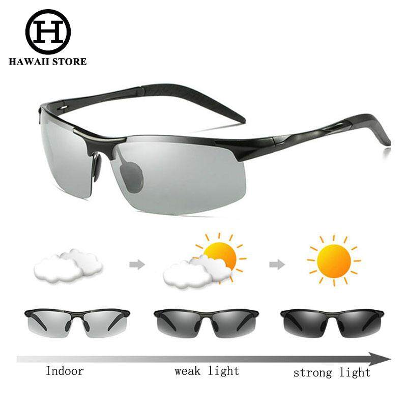 Hawaii Day Night Photochromic Polarized Sunglasses Men's Sunglasses for Drivers Male Safety Driving Fishing UV400 Sun Glasses