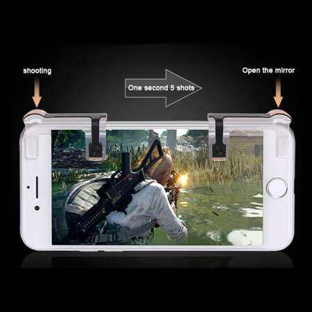 Amart GAMING Trigger Gamepad เกมโทรศัพท์ PUBG Mobile มือจับบังคับสำหรับโทรศัพท์ - INTL
