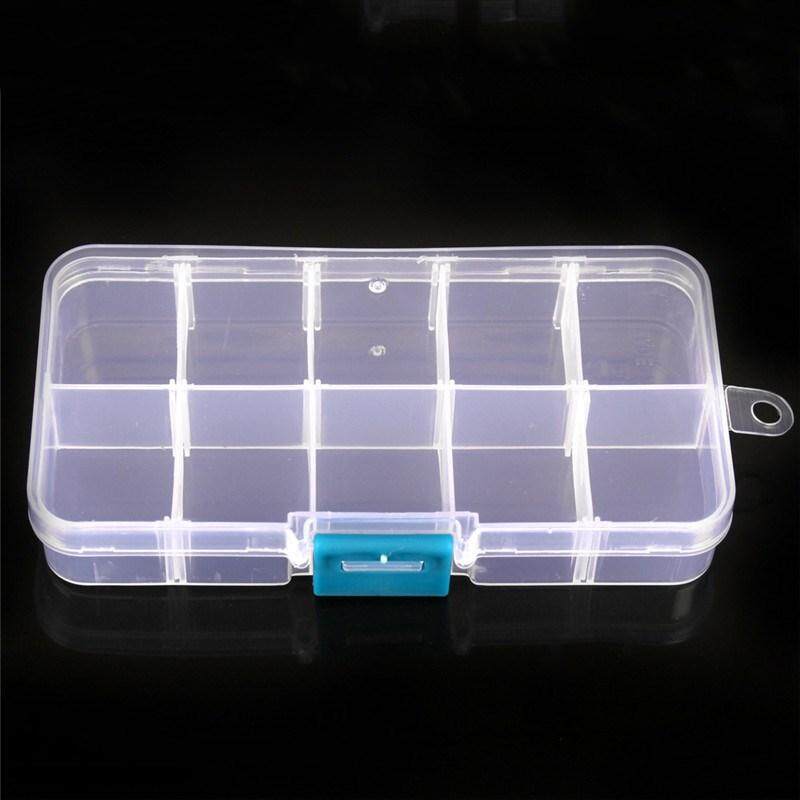 Plastic 5/10/15/24 Compartments Fishing Lure Bait Hook Tackle Storage Box  Case Container
