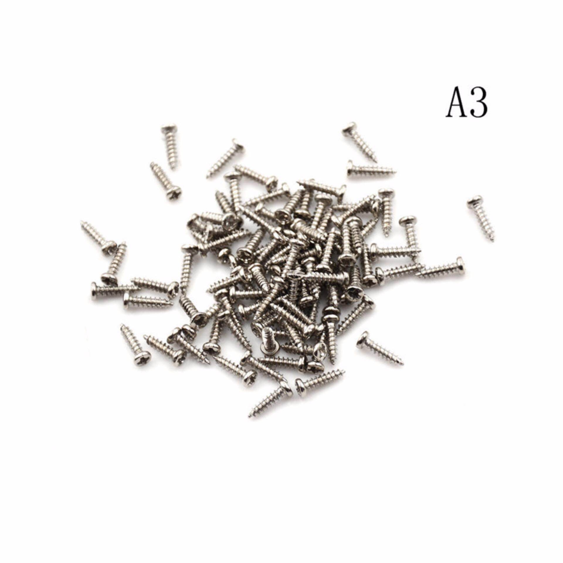 100pcs M2 Screw Thread Diameter Round Head Cross Screws Self Tapping Screw