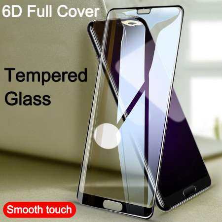 กระจกเทมเปอร์ 6D คลุมทั้งหมดโค้งขอบ HD ล้างปกป้องหน้าจอสำหรับ Huawei P20 ทนต่อการขีดข่วนโทรศัพท์มือถือฟิล์มป้องกัน - INTL