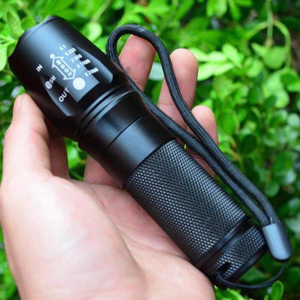 5000LM T6 LED Zoomable Flashlight Waterproof Torch Light Lamp 18650