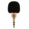 Miracle Shining Mini 3.5mm Microphone Mic For Smartphone Mobile Phone Recording 3.5 MM Double channel