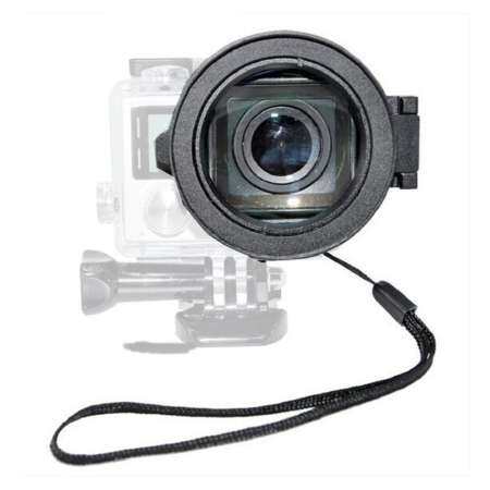 Miracle Shining 58mm Close-up 16X HD Macro Lens + Lens Filter + Adapter Ring for GoPro 4 3+