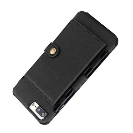 Complex หนัง TPU เคสโทรศัพท์พร้อมช่องเสียบบัตรฟังก์ชั่นกันกระแทกและ Anti - Fall เคสโทรศัพท์สำหรับ iPhone 7 Plus/8 PLUS Complex หนัง TPU เคสโทรศัพท์พร้อมช่องเสียบบัตรฟังก์ชั่นกันกระแทกและ Anti - Fall เคสโทรศัพท์สำหรับ iPhone 7 Plus/8 PLUS